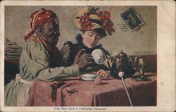 The Tea Cup's Fortune Telling Postcard