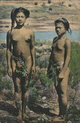 Field Costumes of Bontoc Igorote Women, Phillippines Postcard