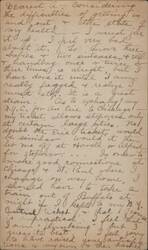 1910 Letter Detailing Train Travel Difficulties and Plans Postcard