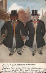The Roosevelt Bears in New York City, Formal Attire Postcard