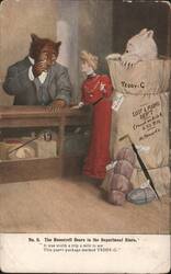 The Roosevelt Bears in the Department Store with Teddy-G Lost & Found Postcard