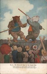 The Roosevelt Bears at the County Fair, Tightrope Walkers Postcard