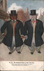 The Roosevelt Bears in New York City, Fifth Avenue Postcard