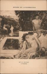 Mlle C. Dufau's L'Automne at Musée du Luxembourg Postcard
