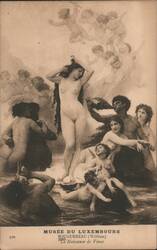 William Bouguereau, The Birth of Venus, Musée du Luxembourg Postcard
