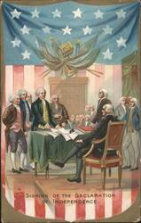 Signing of the Declaration of Independence Postcard