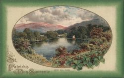 St. Patrick's Day Souvenir, Lough Gill, Sligo, Ireland Postcard