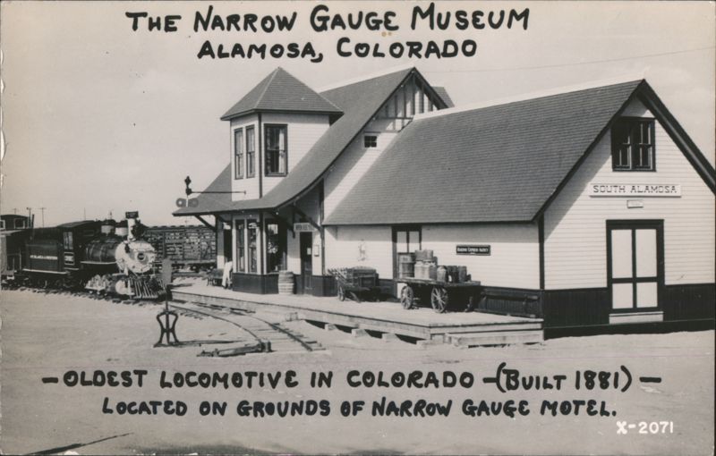 Narrow Gauge Museum, Oldest Locomotive (1881), Alamosa CO