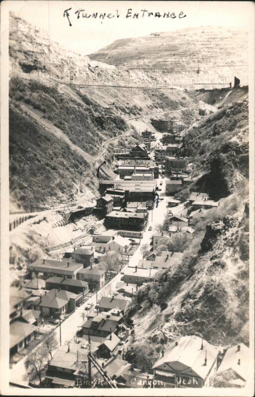 Bingham Canyon, UT - Tunnel Entrance & Mining Town Utah