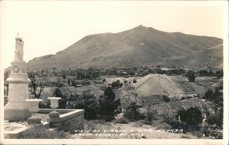 Virginia City, Nevada from Cemetery Hill