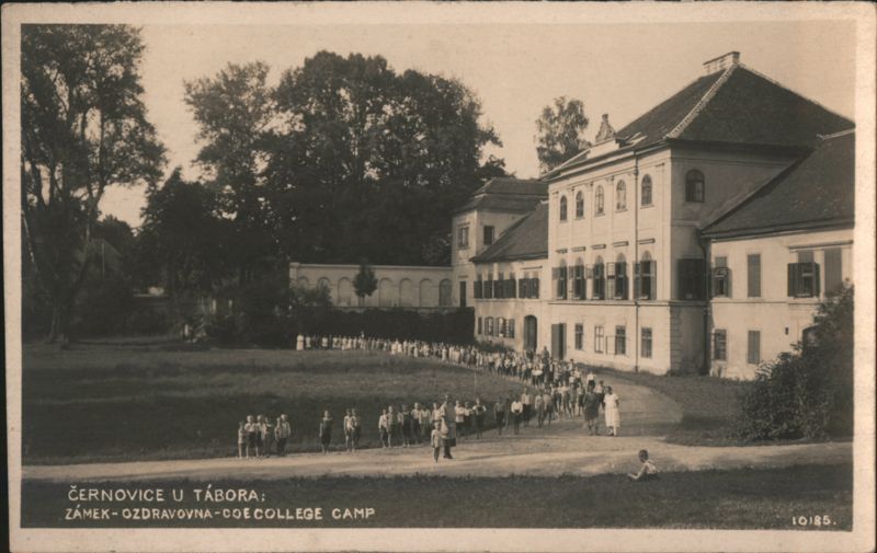Černovice u Tábora, Zámek - Ozdravovna - Coe College Camp Czechoslovakia