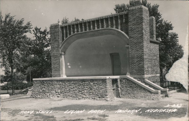 Band Shell, Legion Park Auburn Nebraska