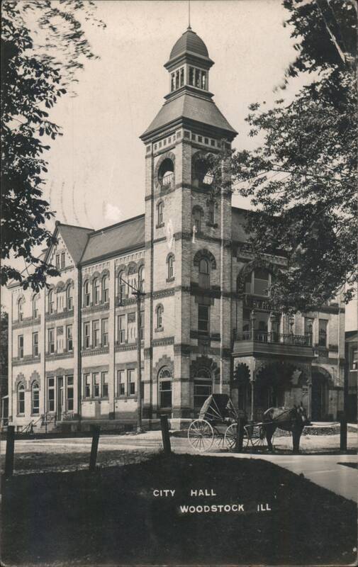 City Hall Woodstock, IL Illinois