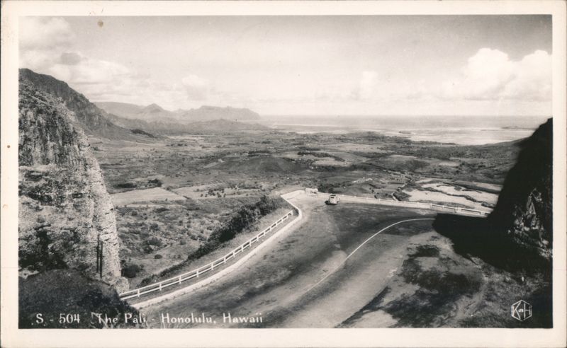 The Pali Scenic View, Honolulu, HI