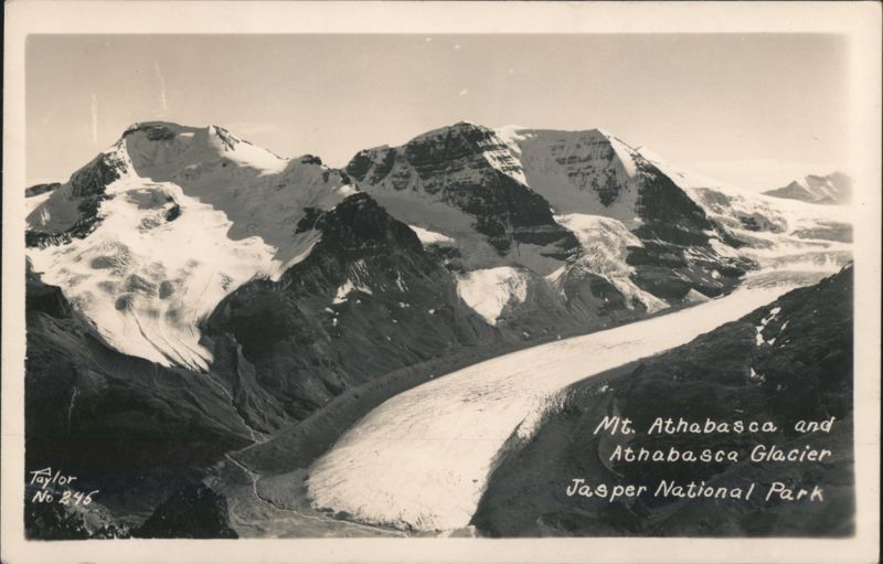 Mt. Athabasca and Athabasca Glacier, Jasper National Park Canada