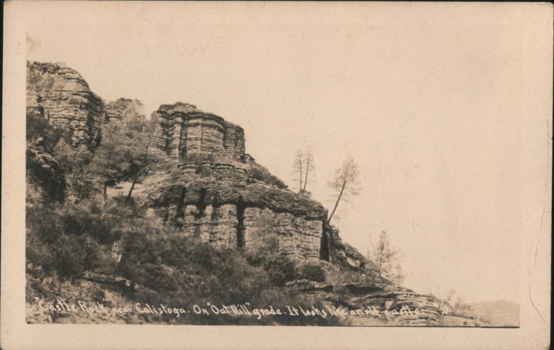 Castle Rock near Calistoga, Oat Hill grade
