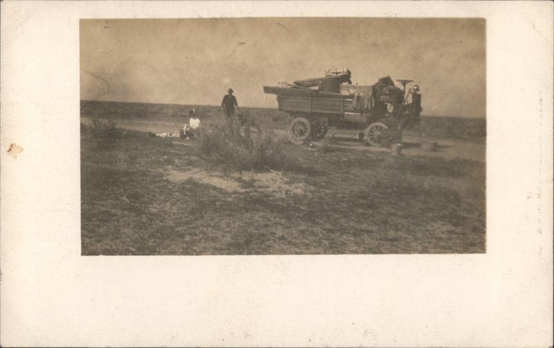 Truck Breakdown, Washing Dishes in Rural Area