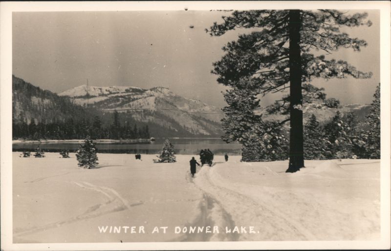 Winter at Donner Lake California