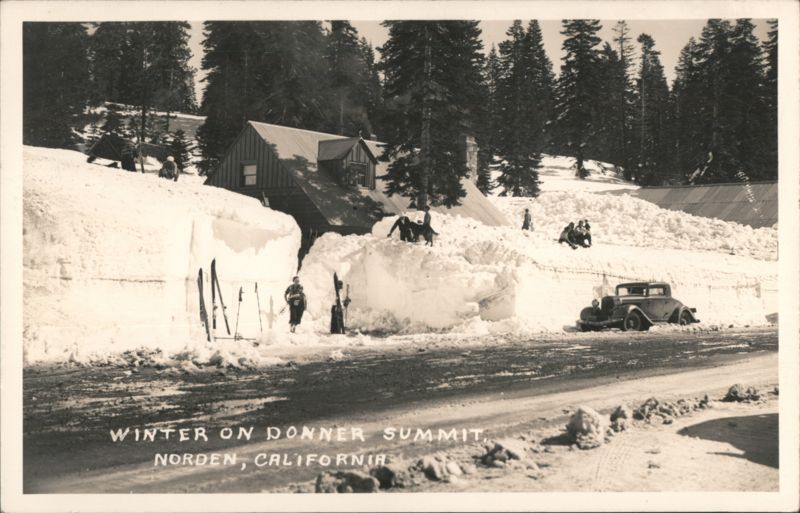 Winter on Donner Summit, Norden, California