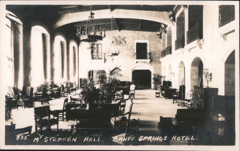 Mount Stephen Hall, Banff Springs Hotel