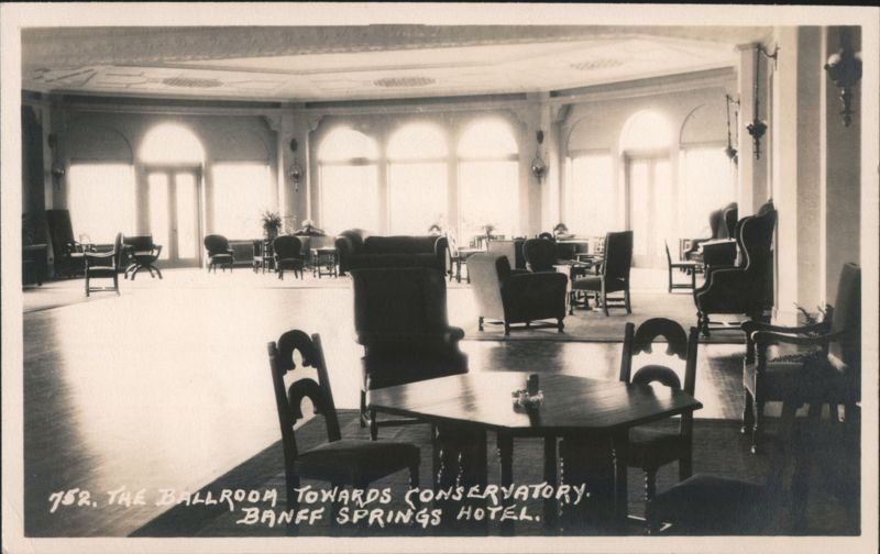 Ballroom Towards Conservatory, Banff Springs Hotel