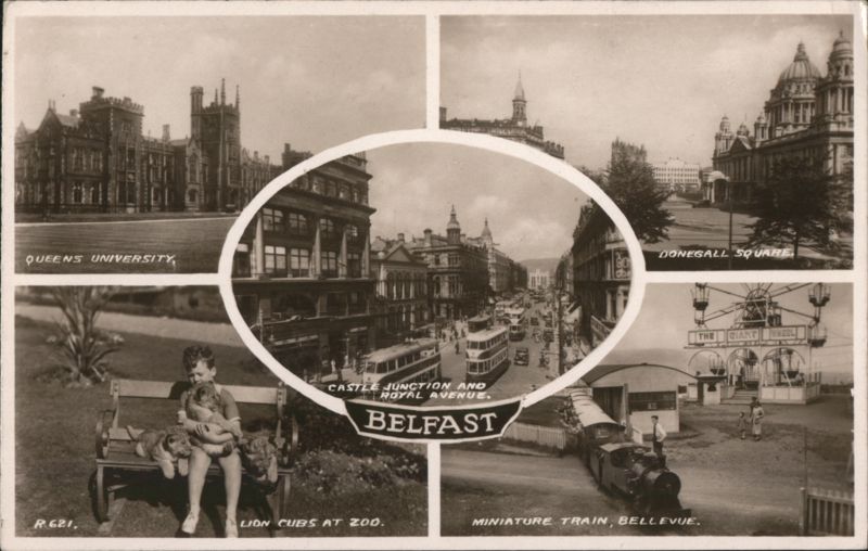 Belfast Multi-View: University, City, Zoo, Miniature Train Ireland