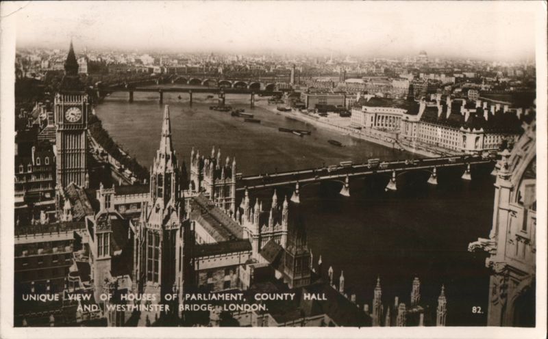 Houses of Parliament, County Hall, Westminster Bridge