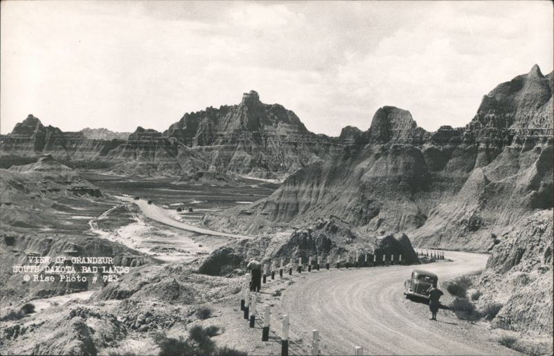 View of Grandeur, Bad Lands Badlands National Park South Dakota