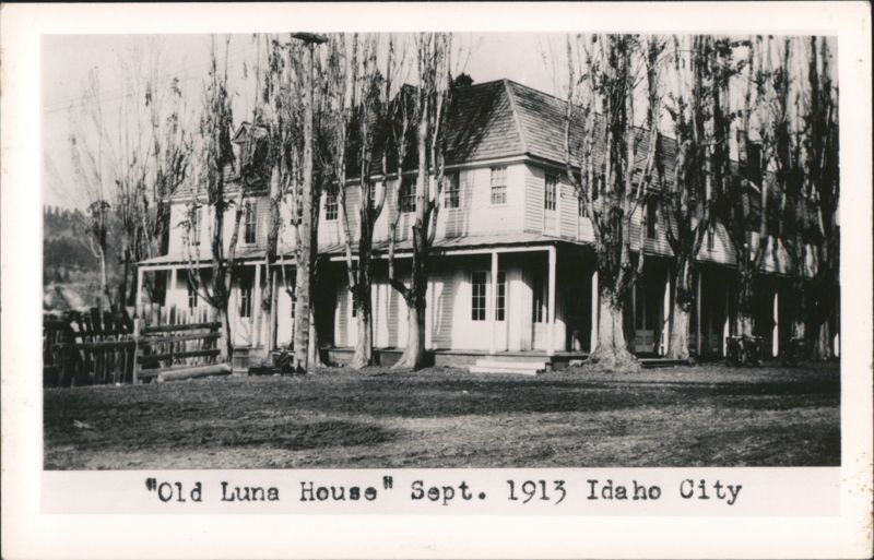 Old Luna House, Idaho City, September 1913