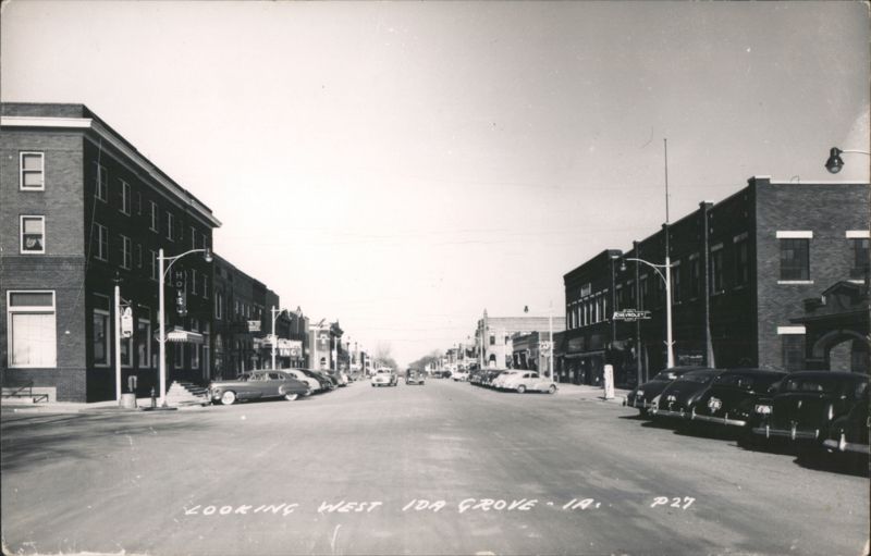 Main Street Looking West, Ida Grove, IA Iowa