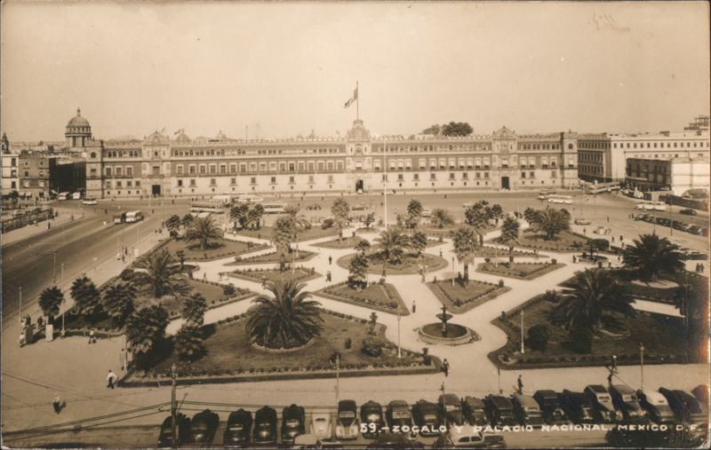 Zocalo and Palacio Nacional, Mexico City