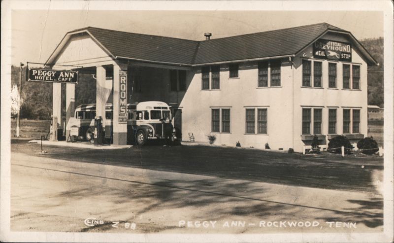 Peggy Ann Hotel Cafe, Official Greyhound Meal Stop