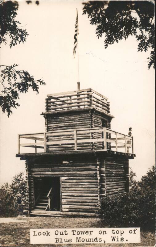 Look Out Tower on top of Blue Mounds, Wis. Wisconsin