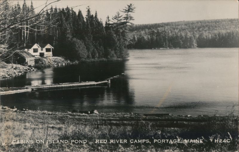 Cabins on Island Pond, Red River Camps Portage Maine