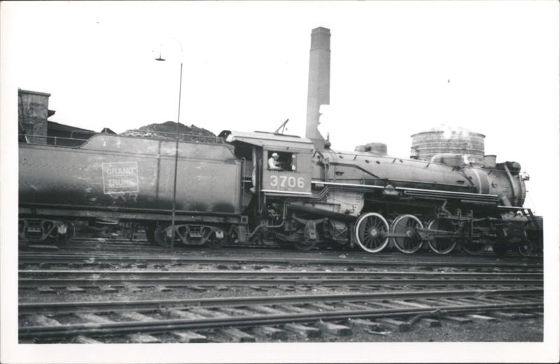 Grand Trunk Locomotive 3706 in Portland, ME Maine