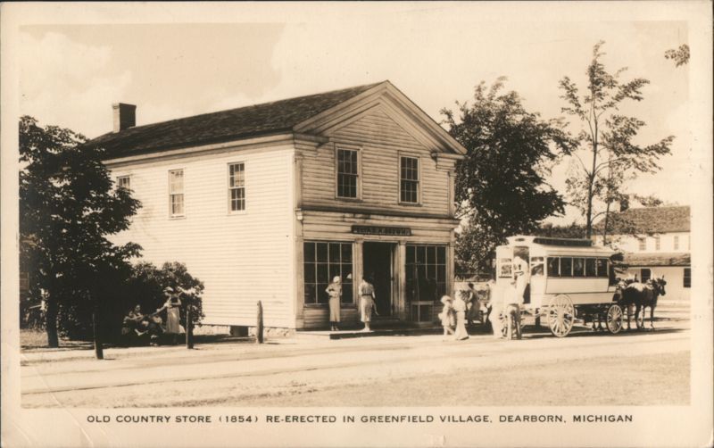 Old Country Store (1854), Greenfield Village, Dearborn, MI Michigan