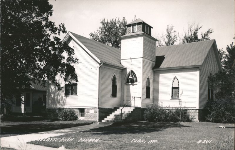 Presbyterian Church with Bell Tower, Cuba, MO