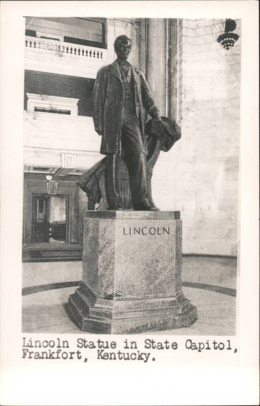 Lincoln Statue in State Capitol Frankfort Kentucky