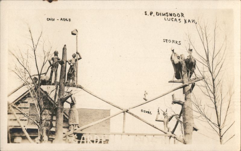 S.P. Dinsmoor's Garden of Eden Sculptures, Lucas, KS Kansas