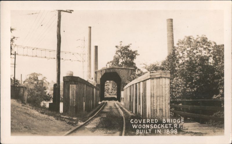 Covered Bridge, Woonsocket, RI, Built 1898 Rhode Island