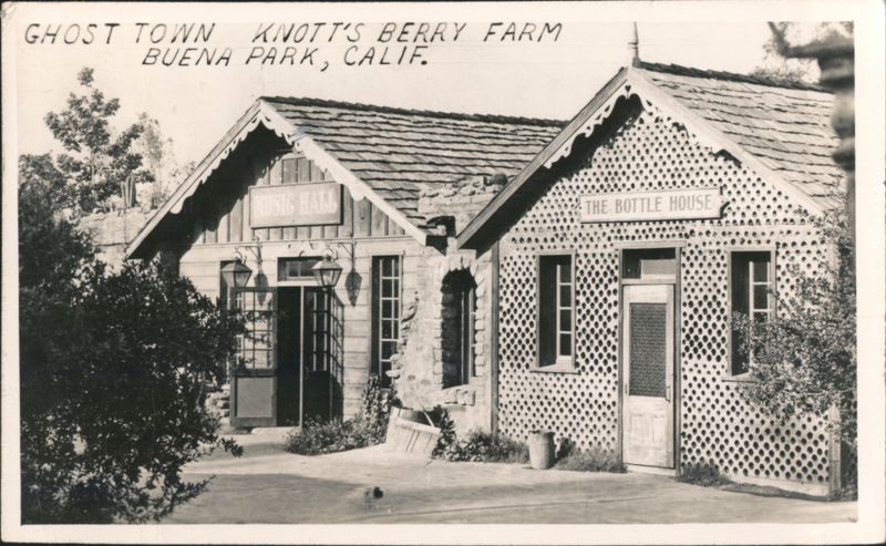 Ghost Town, Knott's Berry Farm - Music Hall & Bottle House Buena Park California