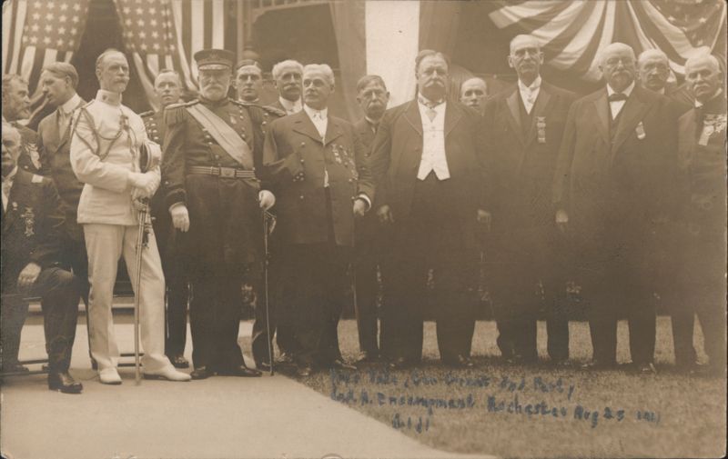 Col. Curtis & Party, Nat. A. Encampment, Rochester, 1911 New York