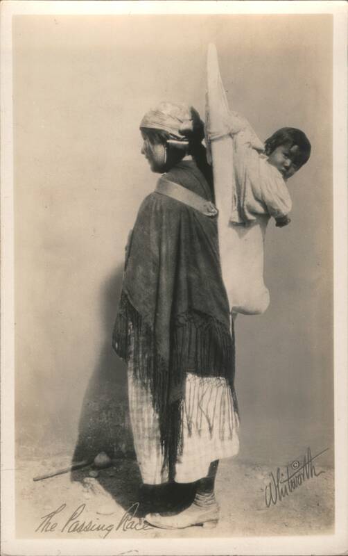 The Passing Race, American Indian Mother with Baby