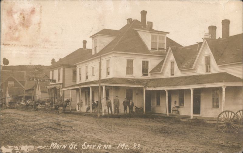 Main Street, Smyrna, ME - J.E. Tarbell Store Maine