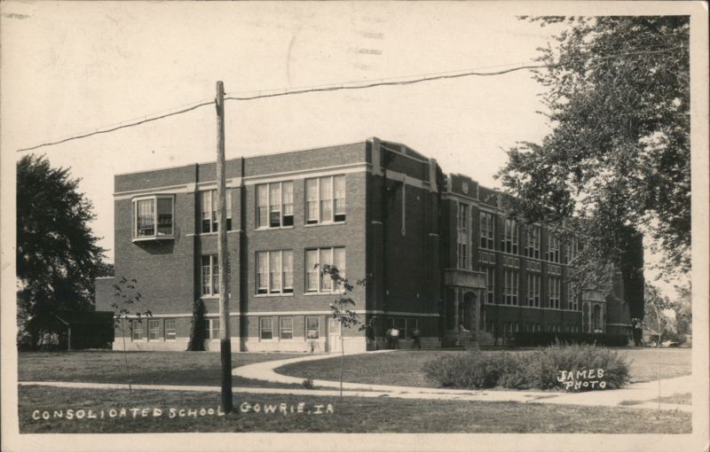 Consolidated School, Gowrie, Iowa