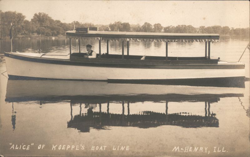 Alice of Koeppe's Boat Line, McHenry, IL Illinois