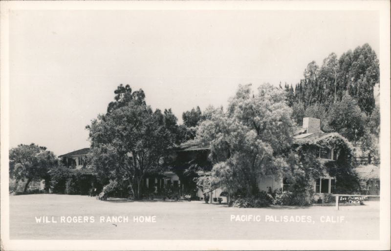 Will Rogers Ranch Home, Pacific Palisades, CA California
