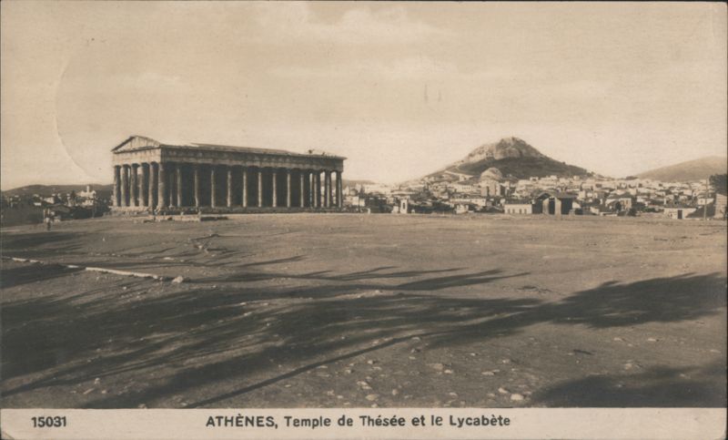 Temple de Thésée et le Lycabète, Athènes