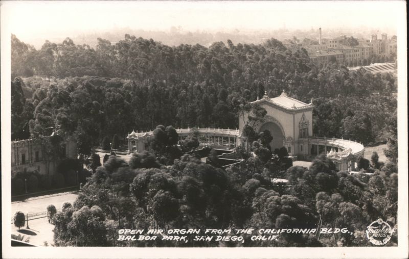 Open Air Organ, California Building, Balboa Park San Diego