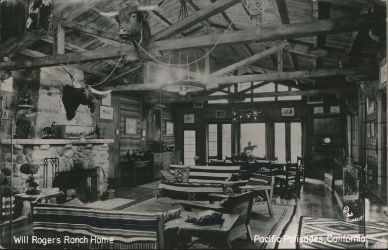 Will Rogers Ranch Home Interior, Pacific Palisades, CA California